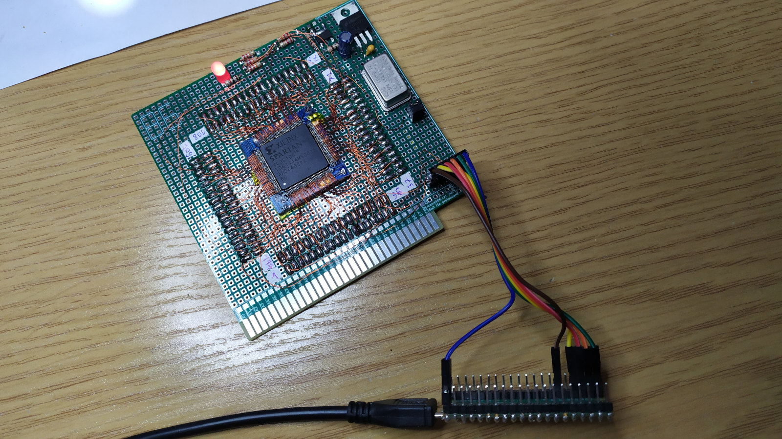 Manually adapted FPGA - it was working!
