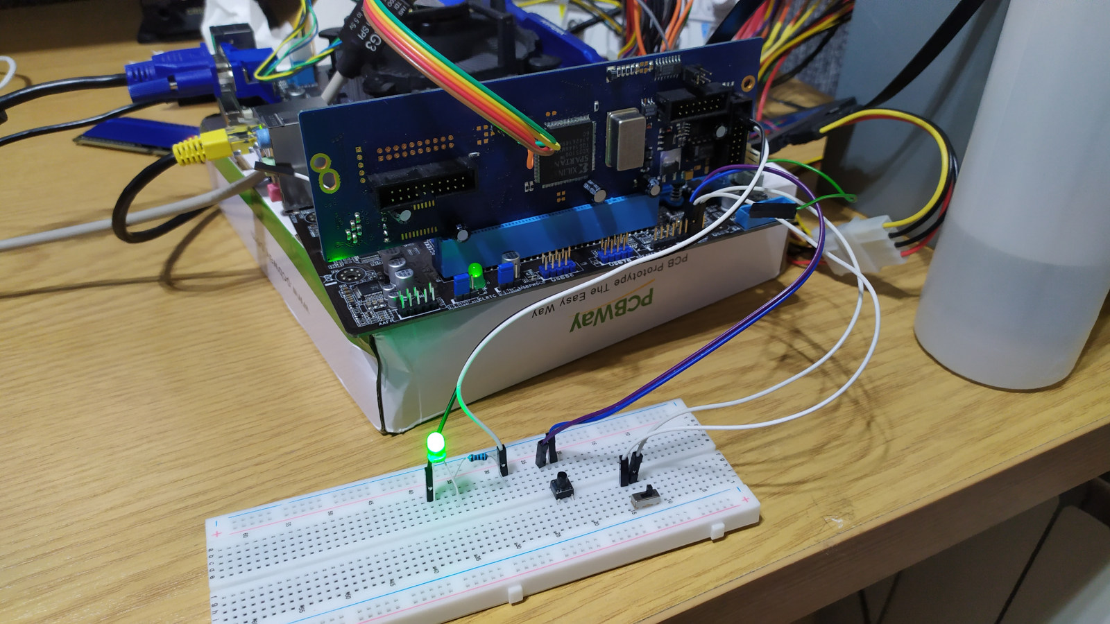 PCI FPGA card blinking an LED!