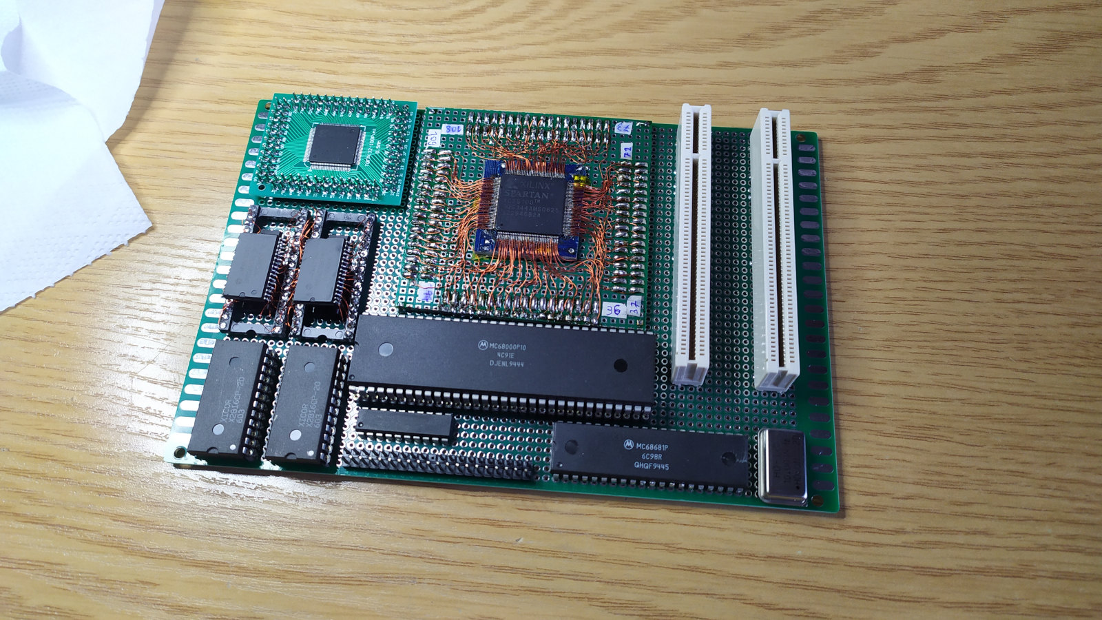 Soldering the board #1