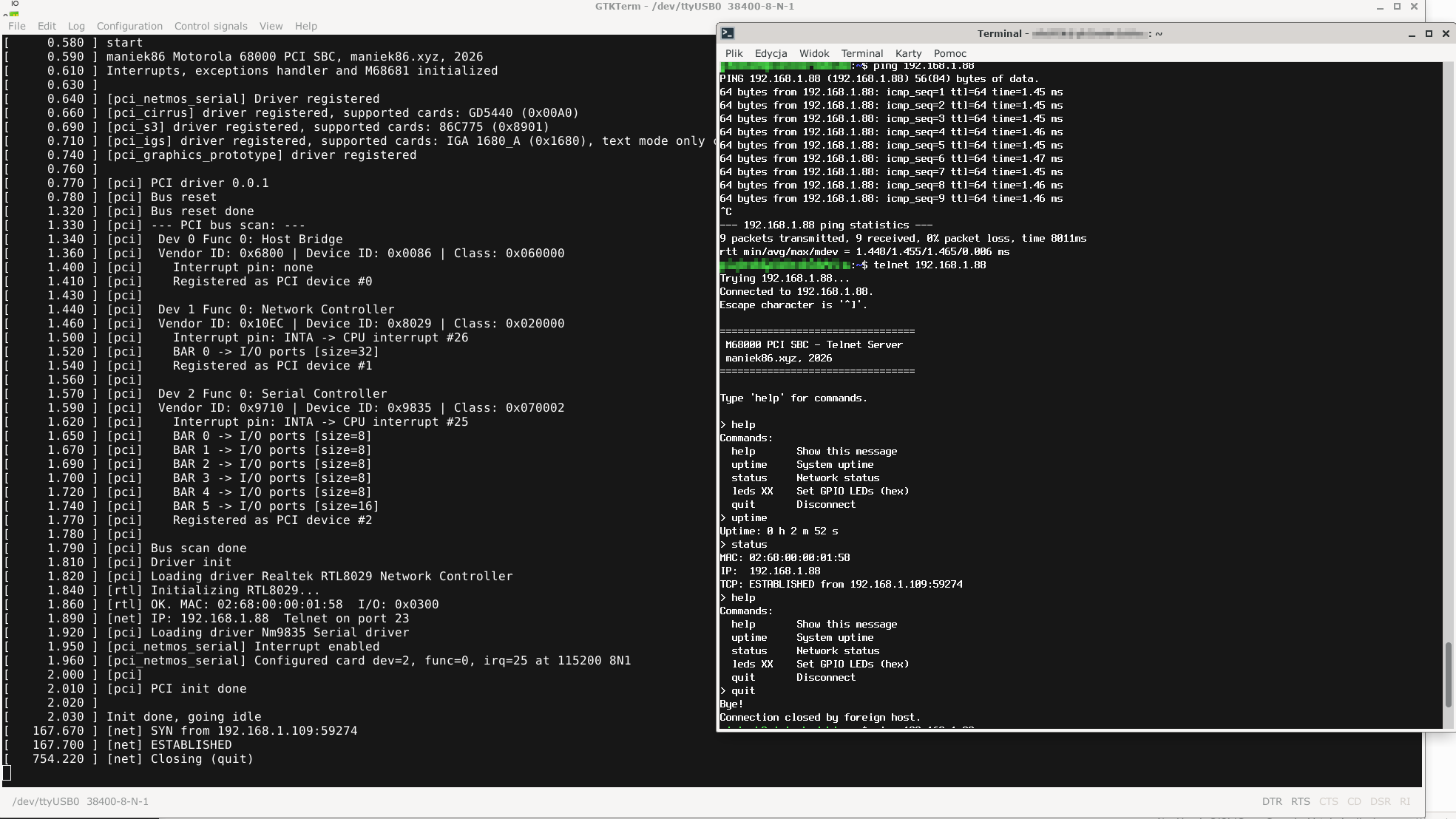 Networking test