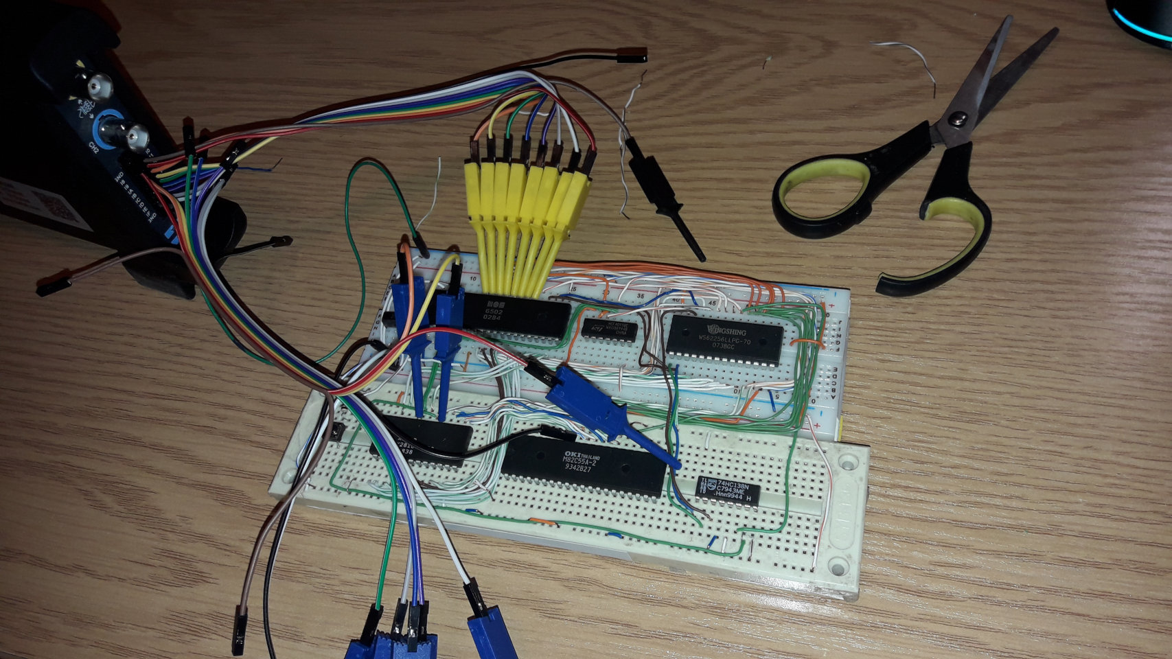 6502 homebrew on breadboard #2