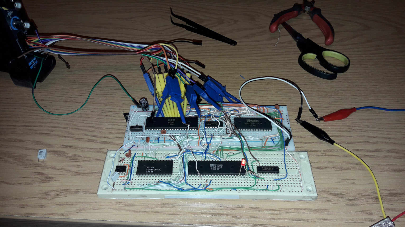 6502 homebrew on breadboard #3