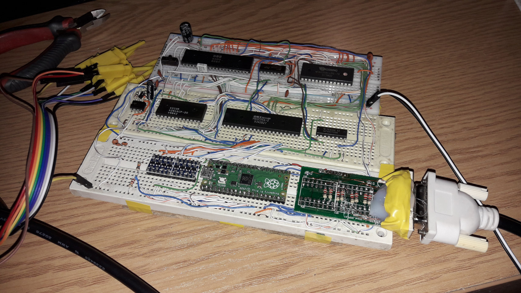 6502 homebrew on breadboard #3