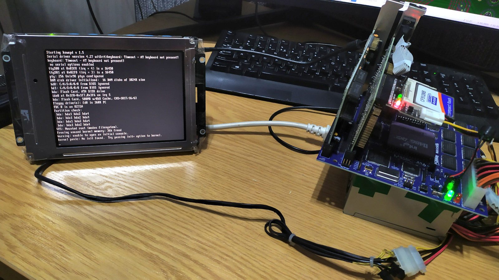 M8SBC running Linux! Kernel panic due to missing init