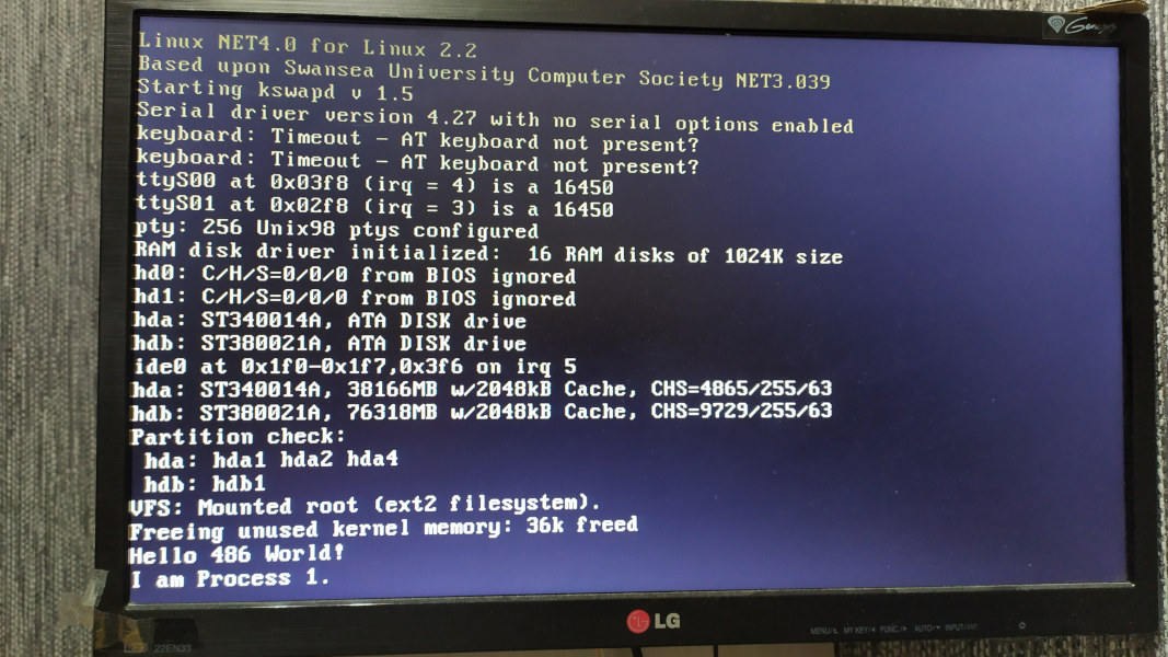 Init process running