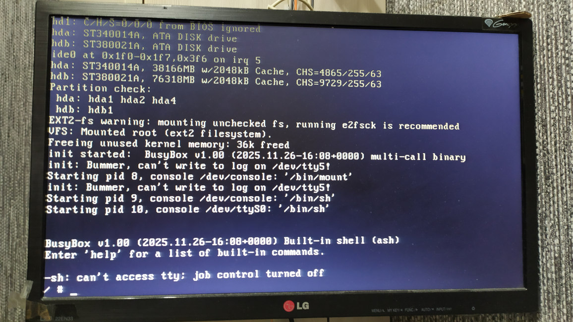 BusyBox on M8SBC-486