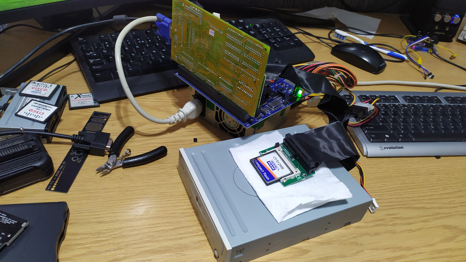 CD-ROM connected to M8SBC-486