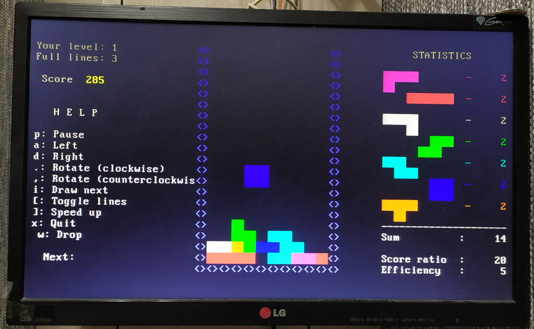 tint (linux clone) on M8SBC-486