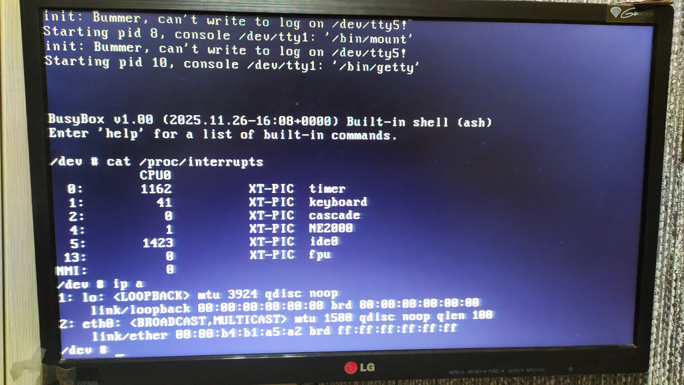 NE2000 on Linux