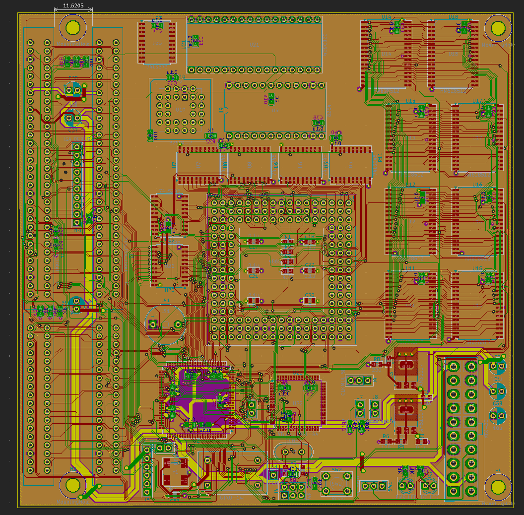 PCB during development
